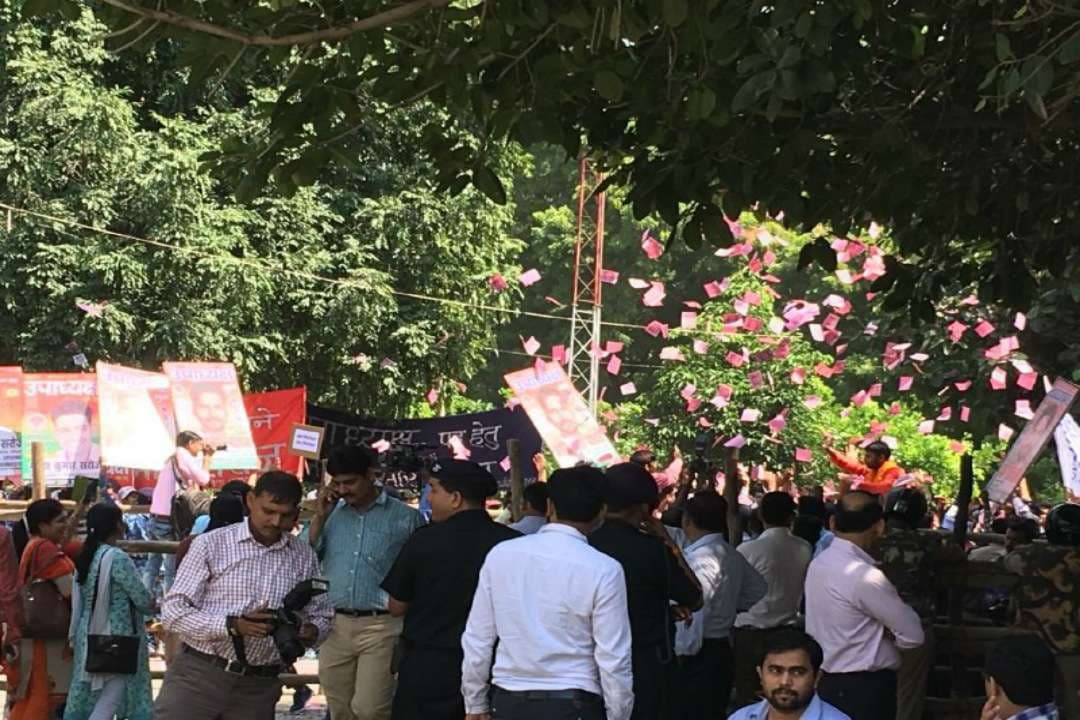 Allahabad University Student Union Election Violence