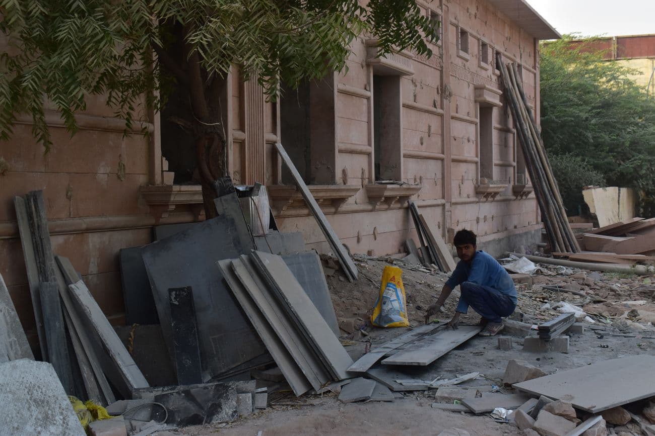 Instead of 'rejuvenating' Nagaur railway station, it was turned into 'junk'.