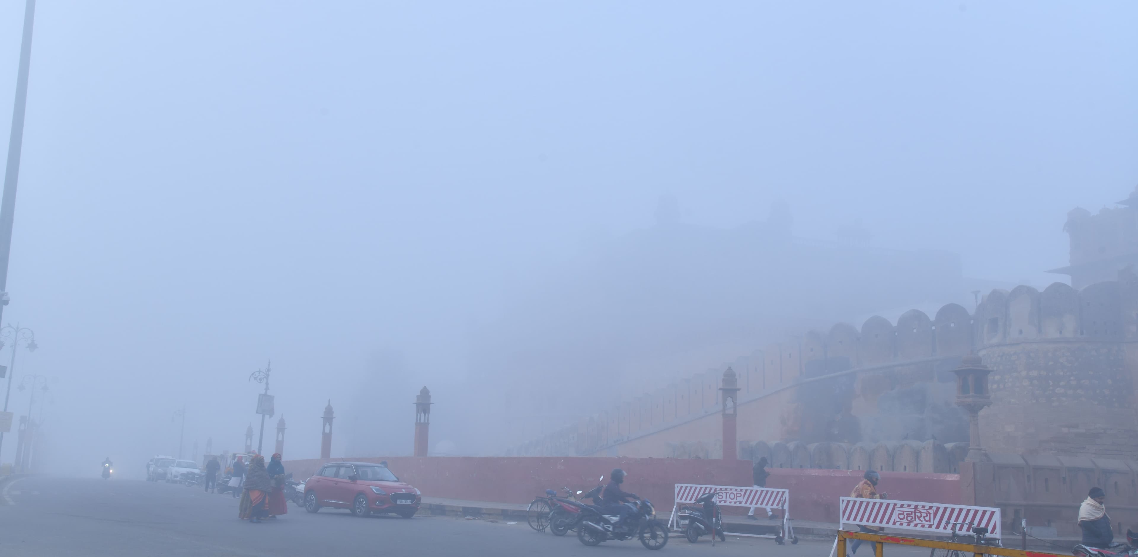 fog in bikaner